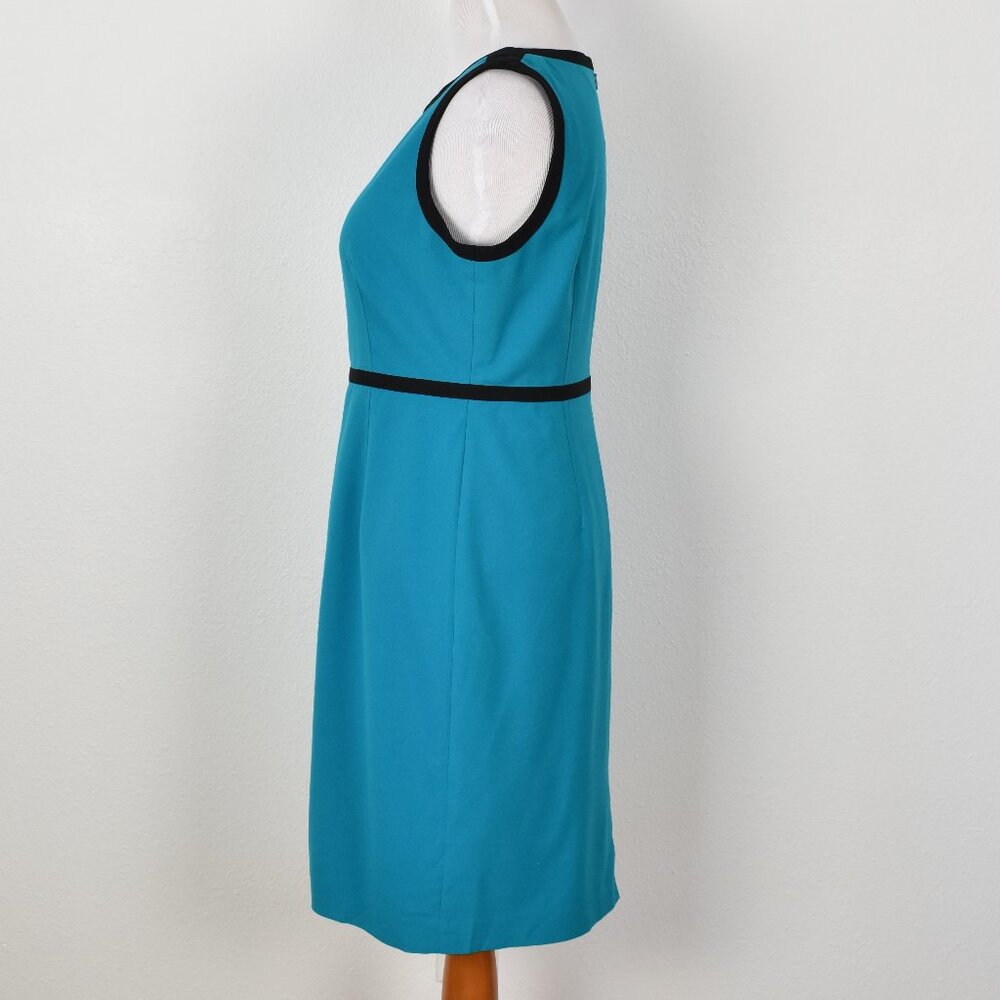Calvin Klein Piped Colorblock Sheath Dress - 14 - Picture 4 of 8